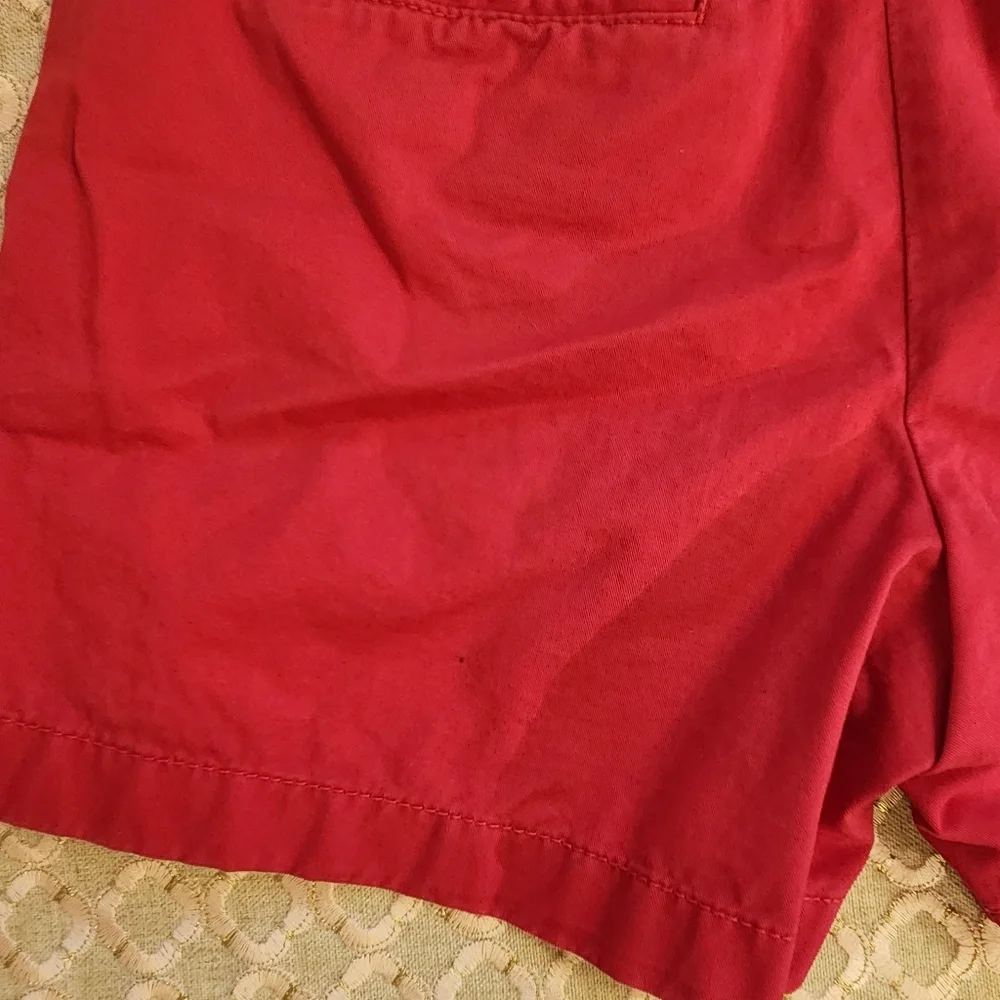 Tommy Hilfiger Women's 5 Inch Chino Shorts in Fuchsia, Size 4 - Picture 9 of 10